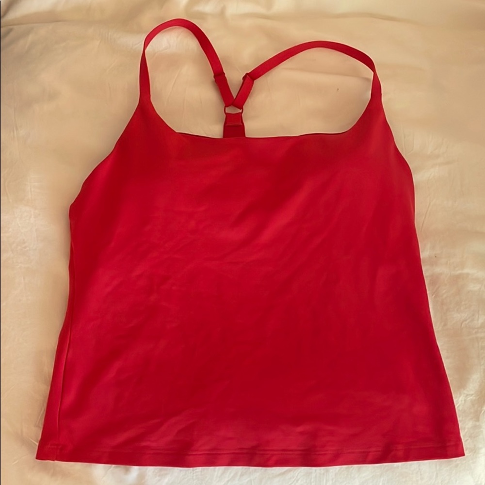 Outdoor Voices Red Workout Tank Top